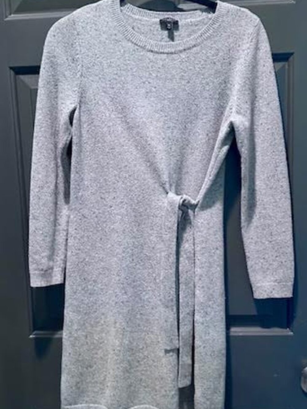 Talbot's Petite Medium Gray Sweater Dress